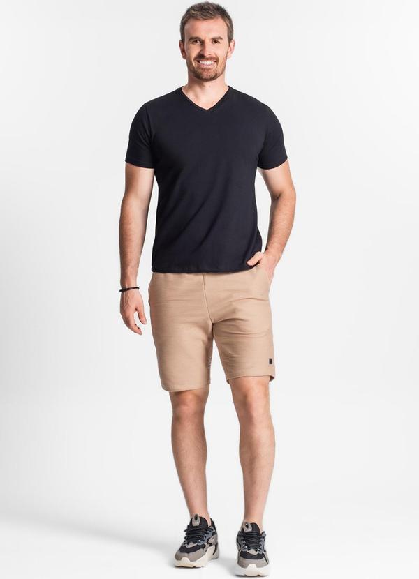 Diametro - Bermuda Masculina Plus Size Marrom 3
