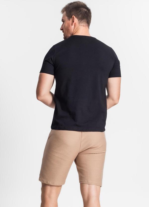 Diametro - Bermuda Masculina Plus Size Marrom 4