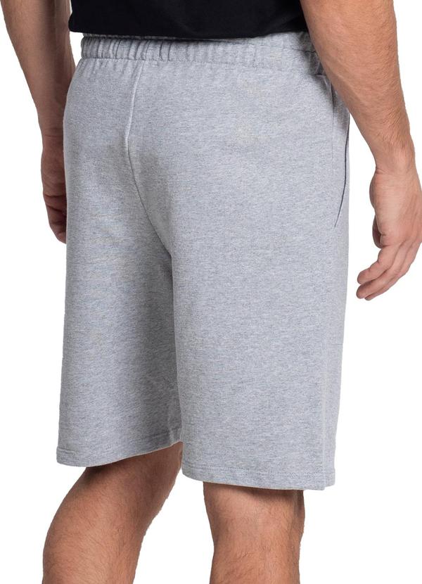 Diametro - Bermuda Masculina Plus Size Moletom Cinza 2