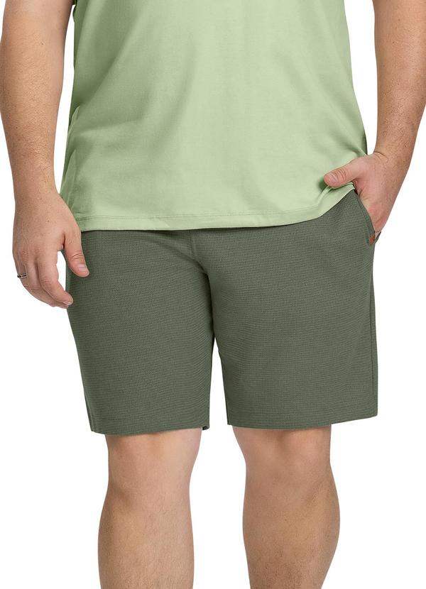 Diametro - Bermuda Masculina Plus Size Verde