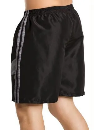 Moda Pop - Bermuda Masculina Preta e Cinza - MODA POP