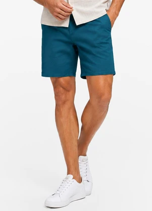 Diametro - Bermuda Masculina Sarja Cotton Azul - DIAMETRO