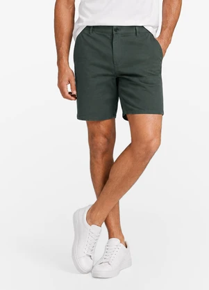 Diametro - Bermuda Masculina Sarja Verde - DIAMETRO
