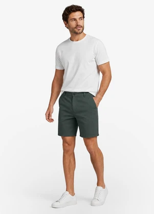Diametro - Bermuda Masculina Sarja Verde - DIAMETRO