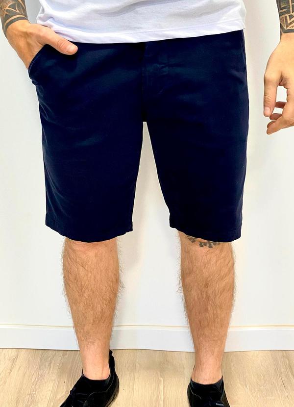 Rafree - Bermuda Masculinaulina de Sarja Marinho