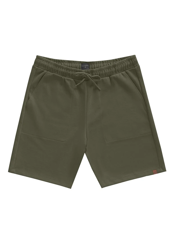 Diametro - Bermuda Masculino de Moletinho Piquê Verde