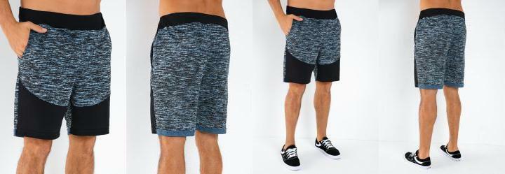 Bermuda Mecla Azul com Bolsos