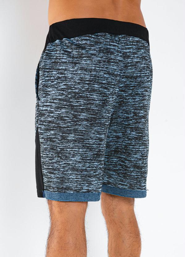 Moda Pop - Bermuda Mecla Azul com Bolsos 2