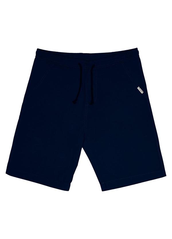 Rovitex - Bermuda Meia Malha Masculina Azul