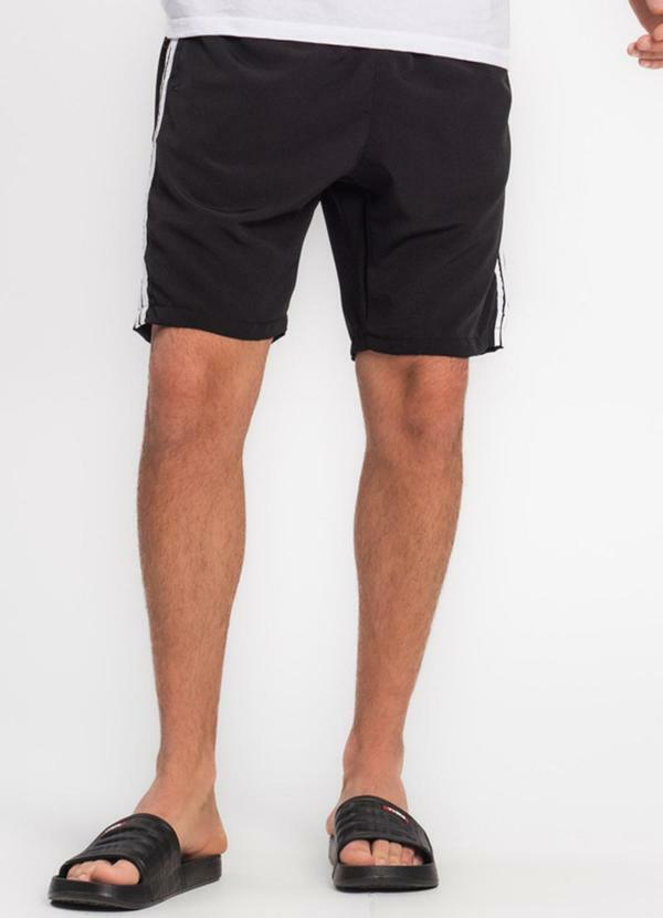 Select - Bermuda Microfibra Masculina Preto