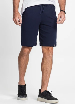 Rovitex - Bermuda Moletom Masculina Azul - ROVITEX