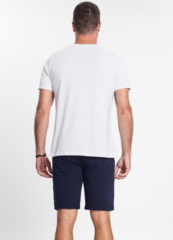 Rovitex - Bermuda Moletom Masculina Azul 4