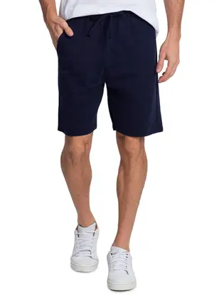 Diametro - Bermuda Moletom Masculina Azul - DIAMETRO