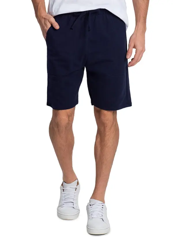 Diametro - Bermuda Moletom Masculina Azul