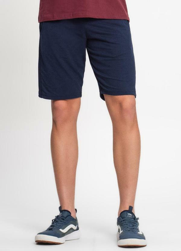 Rovitex - Bermuda Moletom Masculina Kohmar Azul