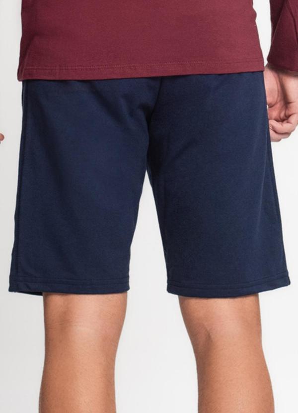 Rovitex - Bermuda Moletom Masculina Kohmar Azul 2