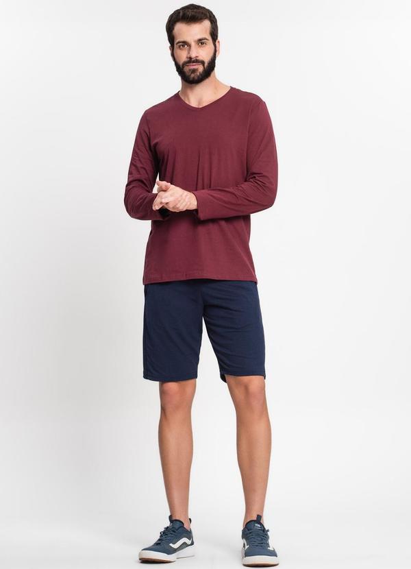 Rovitex - Bermuda Moletom Masculina Kohmar Azul 3