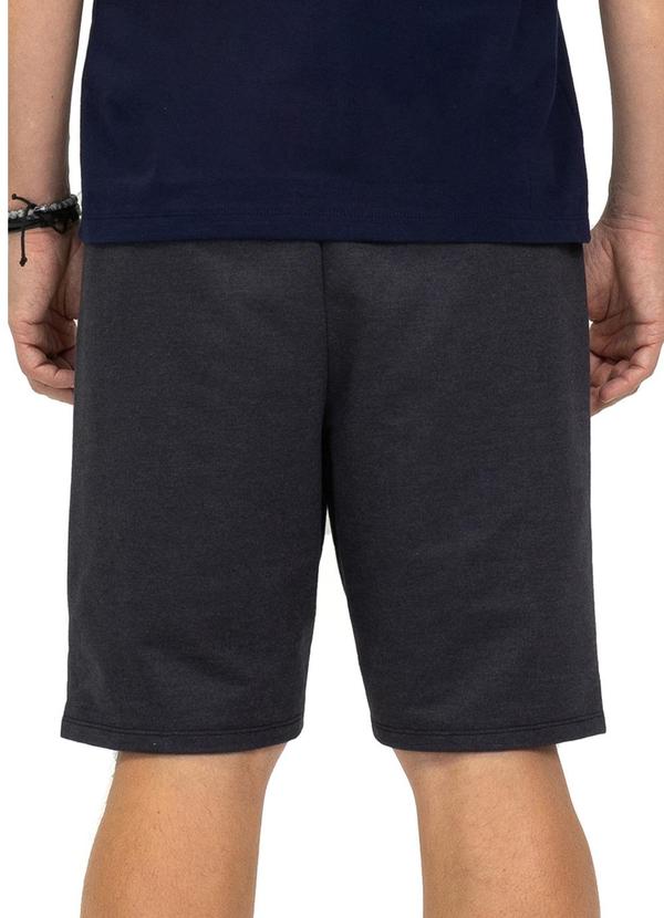 Diametro - Bermuda Moletom Masculina Preto 2