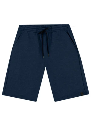 Biogás - Bermuda Moletom P.A Azul - BIOGÁS