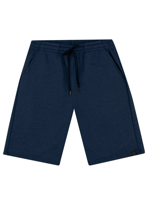 Biogás - Bermuda Moletom P.A Azul