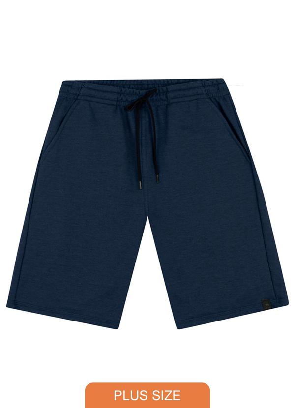 Biogás - Bermuda Moletom P.A Azul