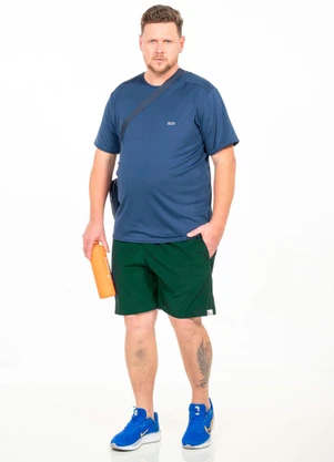 Decoy - Bermuda Plus Size com Bolso Verde - DECOY