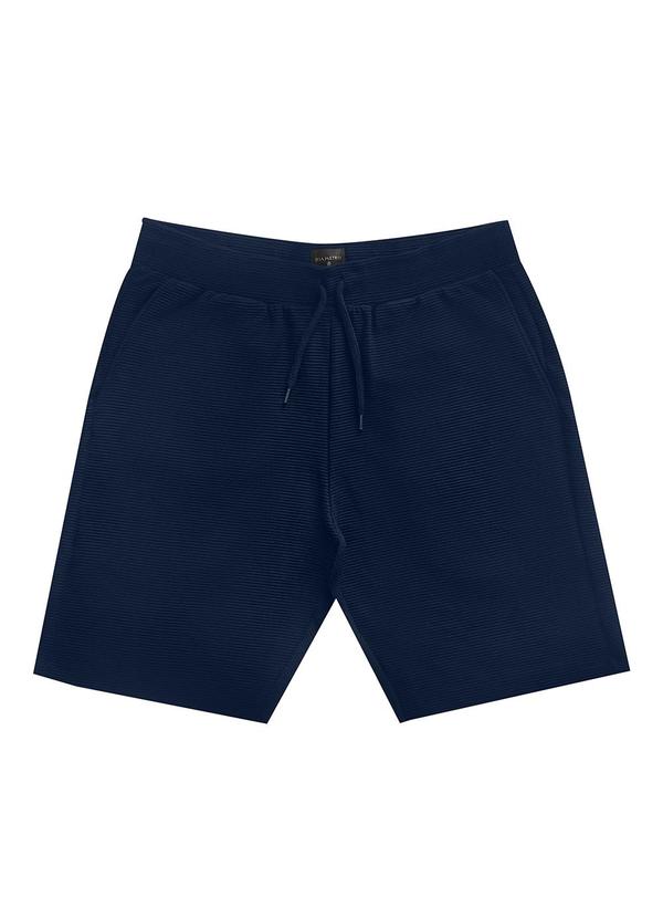 Diametro - Bermuda Plus Size Masculino Moletinho Azul 3