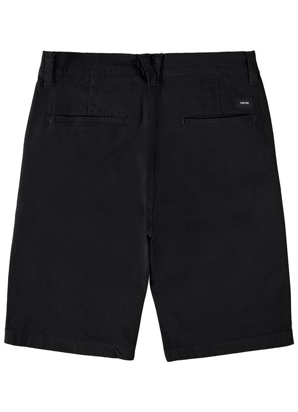 Enfim - Bermuda Preta Chino em Sarja 2