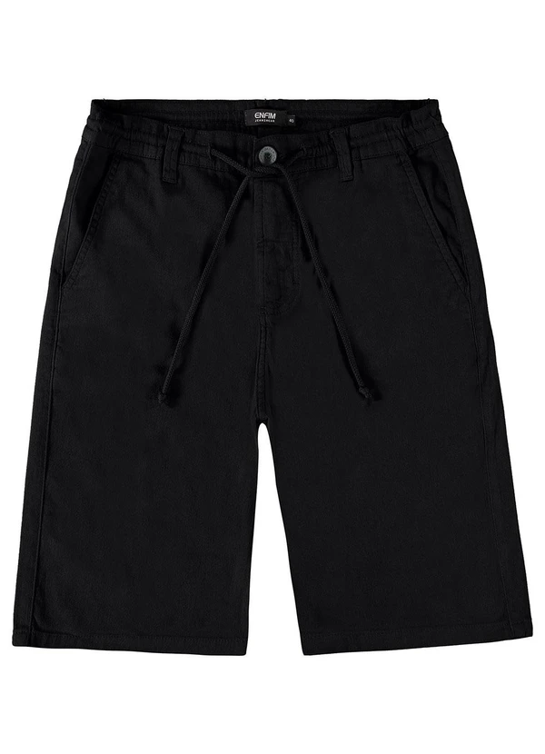 Enfim - Bermuda Preta Chino Jeans 3