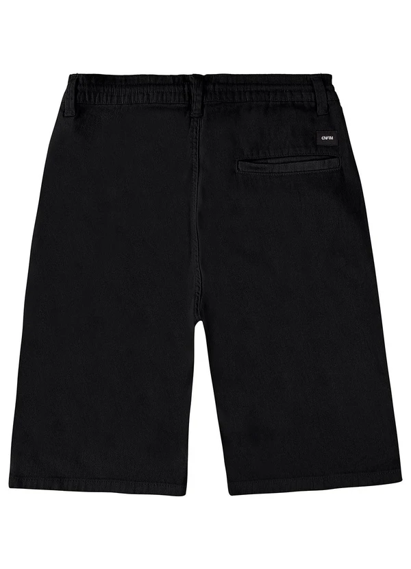 Enfim - Bermuda Preta Chino Jeans 4