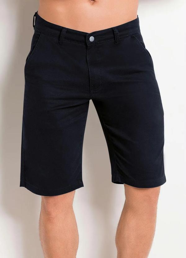 Actual - Bermuda Preta com Bolsos Frente e Costas 5