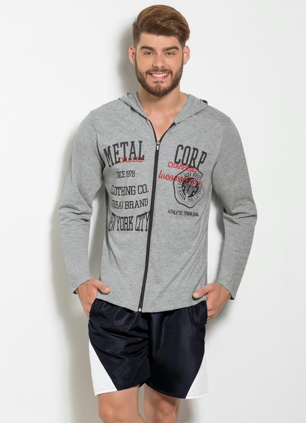 Outlet - Bermuda Preta e Branca com Bolsos e Recortes 3