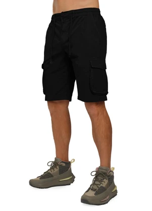 Biogás - Bermuda Sarja Importado Preto - BIOGÁS