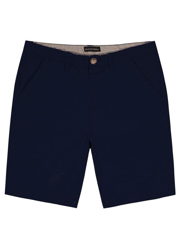 Diametro - Bermuda Sarja Masculina Azul