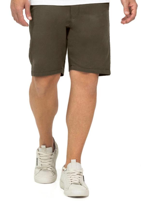 Diametro - Bermuda Sarja Masculina Verde 1