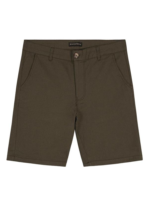 Diametro - Bermuda Sarja Masculina Verde 4