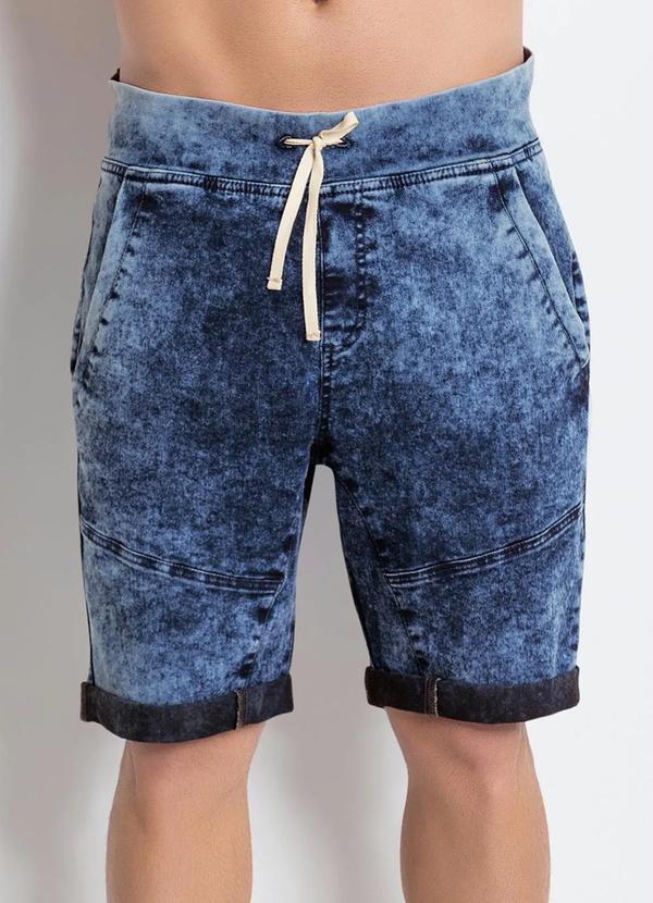 Outlet - Bermuda Saruel Jeans com Amarração 5