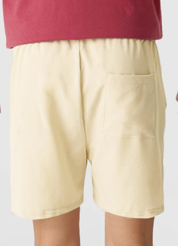 Malwee - Bermuda Slim em Microfibra Off White 2