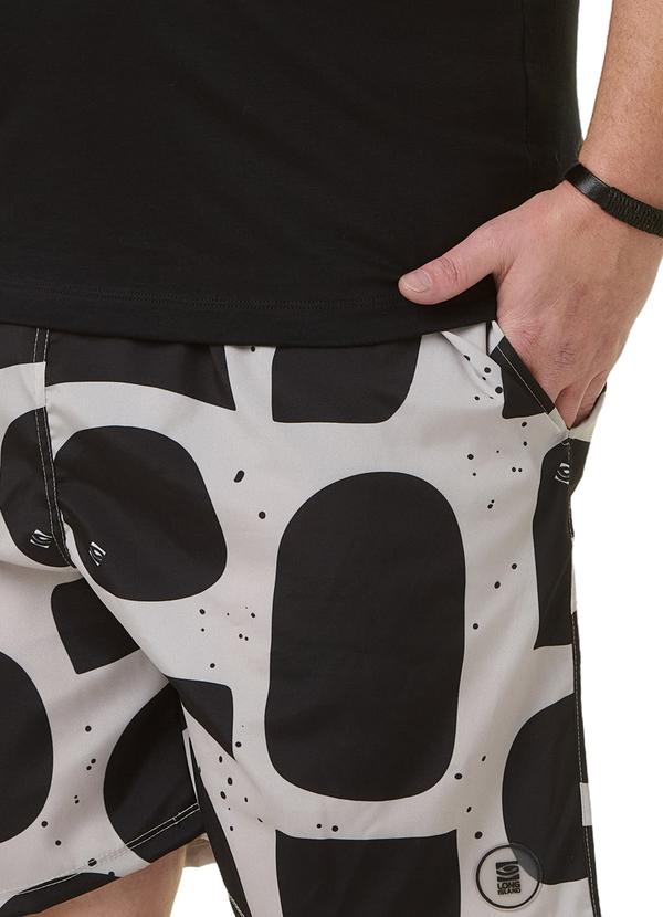 Long Insland - Bermuda Sublimada Tactel Stone Cinza 3