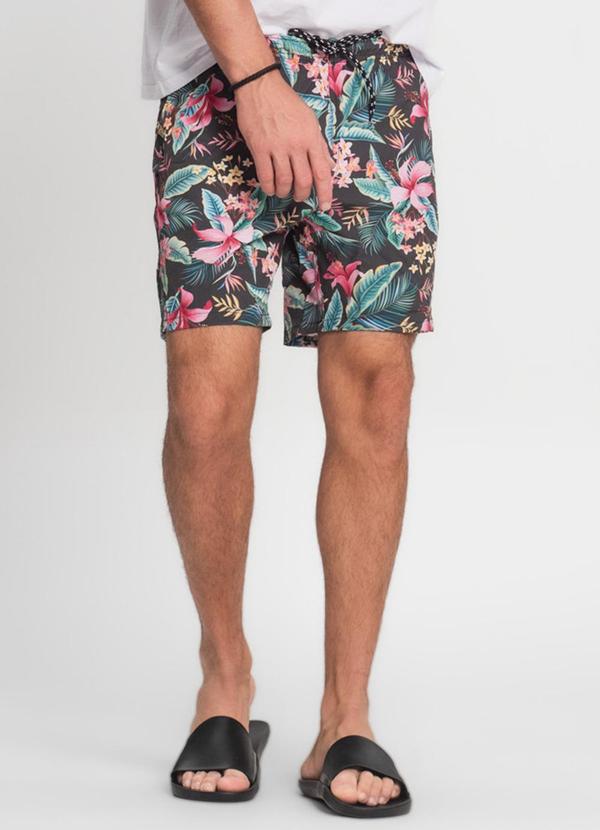 Rovitex - Bermuda Tactel Elastano Masculina Verde