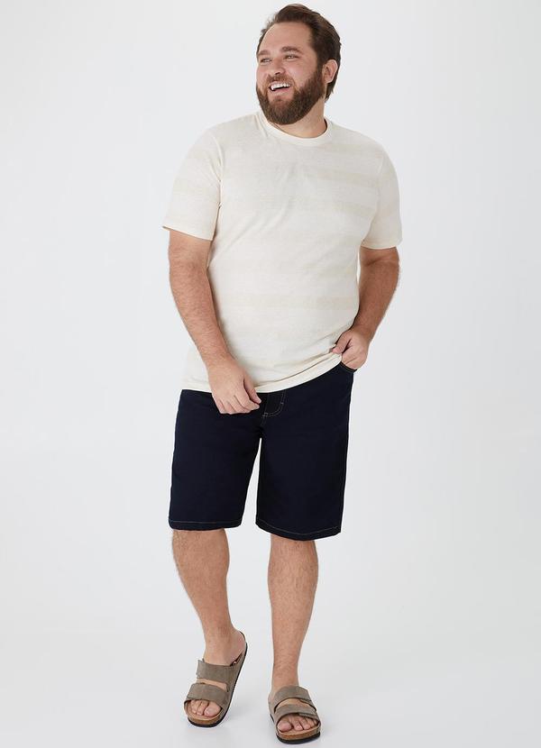 Malwee - Bermuda Tradicional em Jeans Stretch Plus Azul Es 2