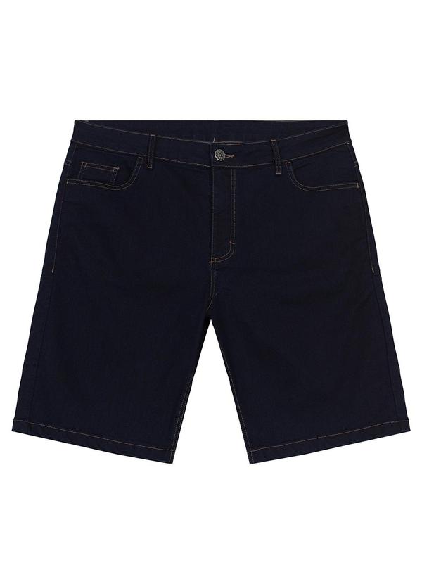 Malwee - Bermuda Tradicional em Jeans Stretch Plus Azul Es 3