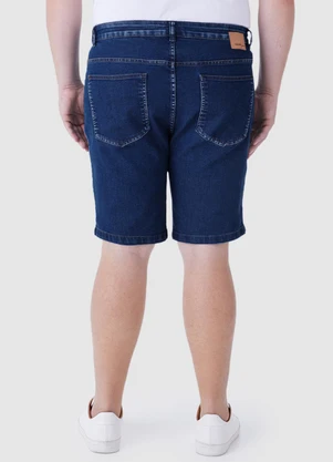 Malwee - Bermuda Tradicional em Jeans Stretch PlusAzul - MALWEE