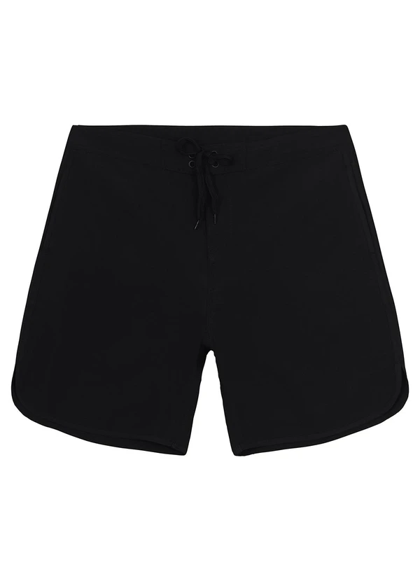 Malwee - Bermuda Tradicional em Microfibra Preto