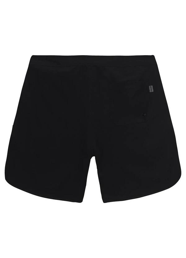 Malwee - Bermuda Tradicional em Microfibra Preto 2