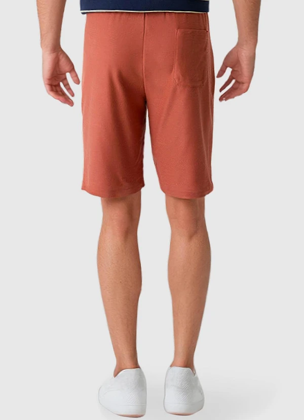 Malwee - Bermuda Tradicional em Moletinho Marorm Escuro 2