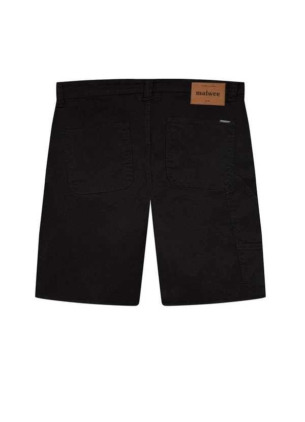 Malwee - Bermuda Tradicional em Sarja Preto 4