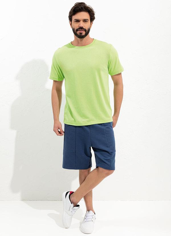Moda Pop - Short Azul Marinho em Moletom 3
