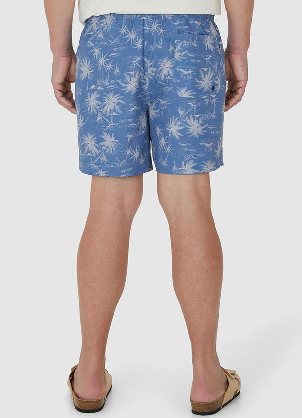 Malwee - Shorts Azul Escuro Dupla Face em Microfibra 2