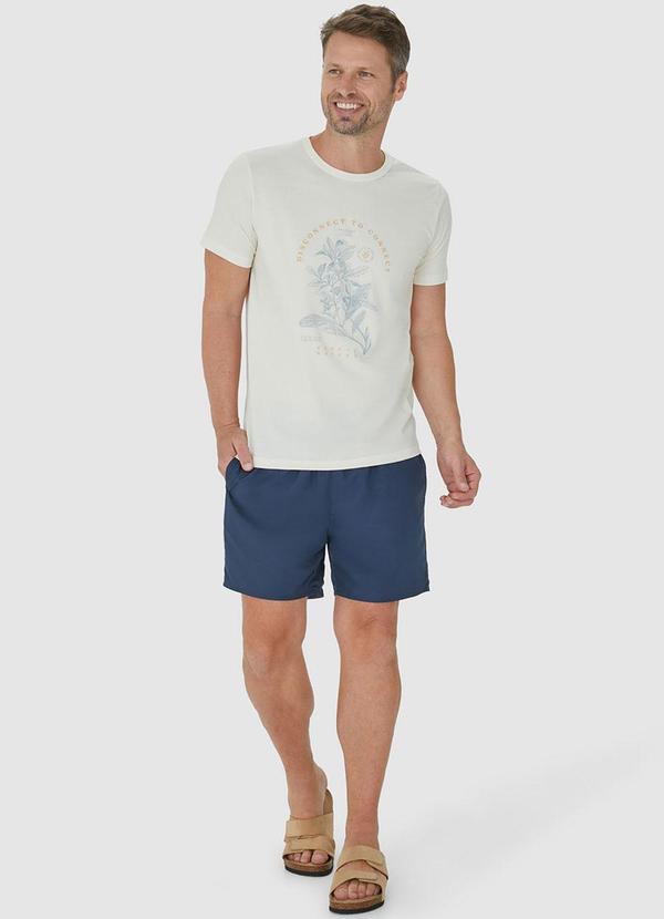 Malwee - Shorts Azul Escuro Dupla Face em Microfibra 4